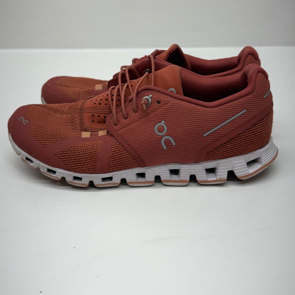 On Cloud 2 rust Orange 19.99506 womens sz 8 running shoes - Picture 4 of 11
